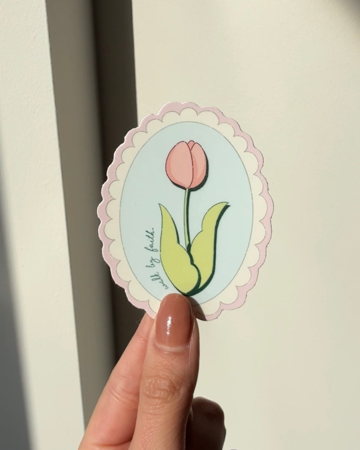 Walk by Faith Sticker