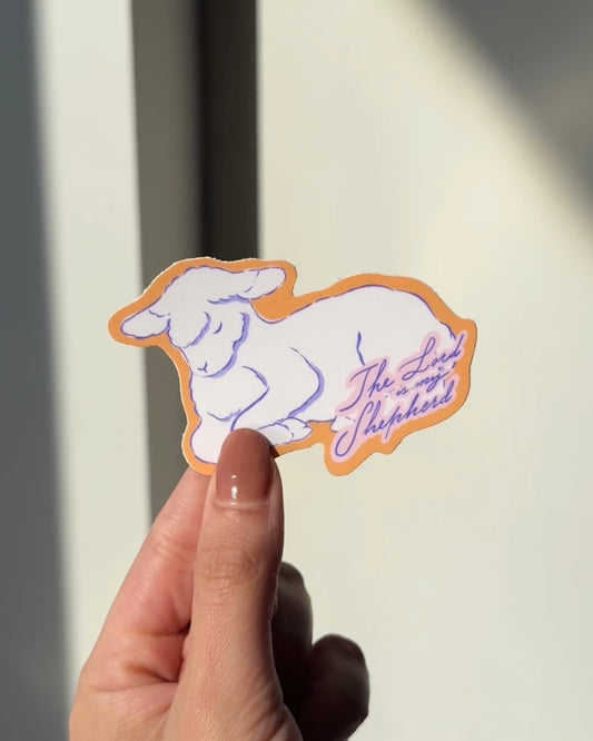 The Lord is my Shepherd Sticker