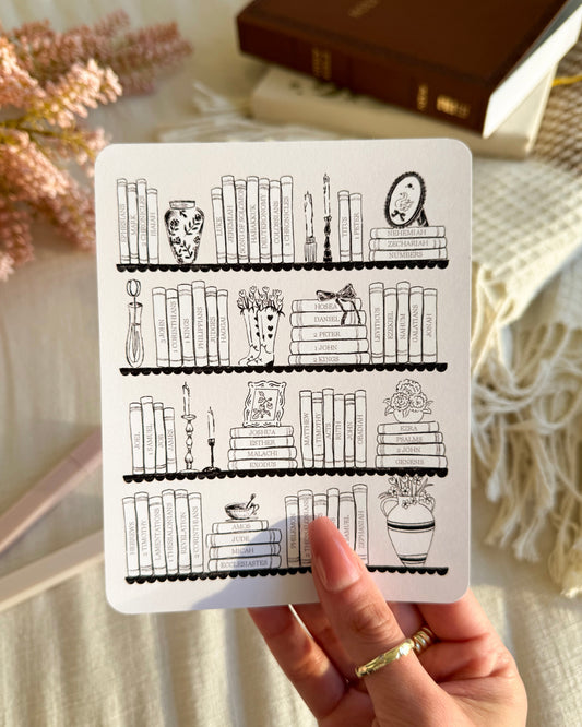 Bible Tracking Sticker - Shelves Blank