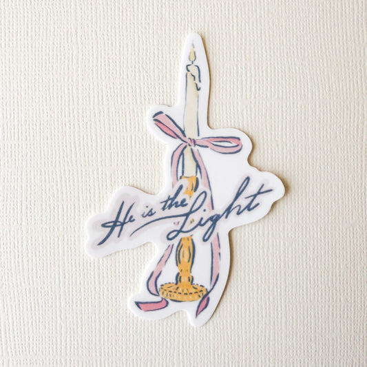 He is the Light Sticker