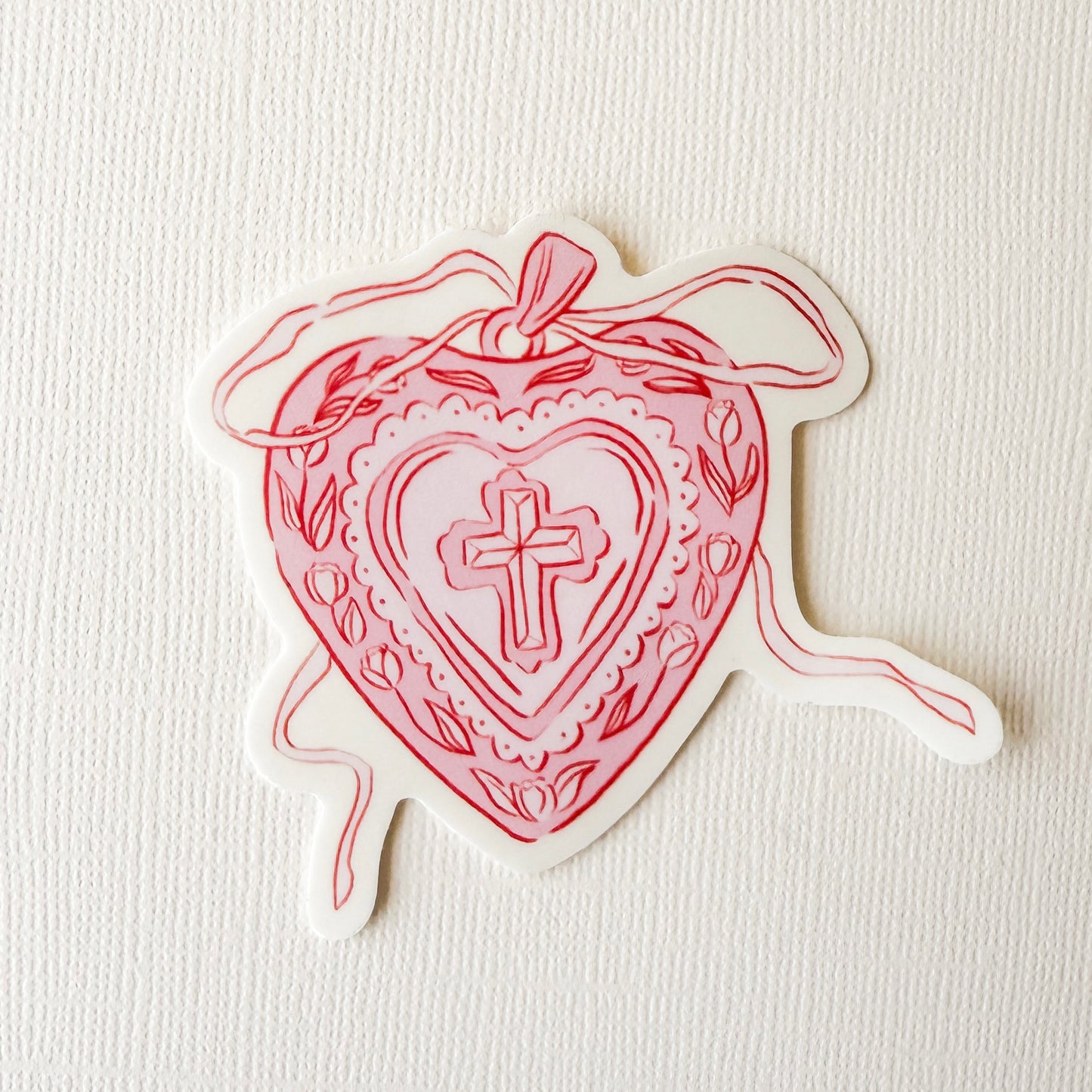Cross Pink Locket