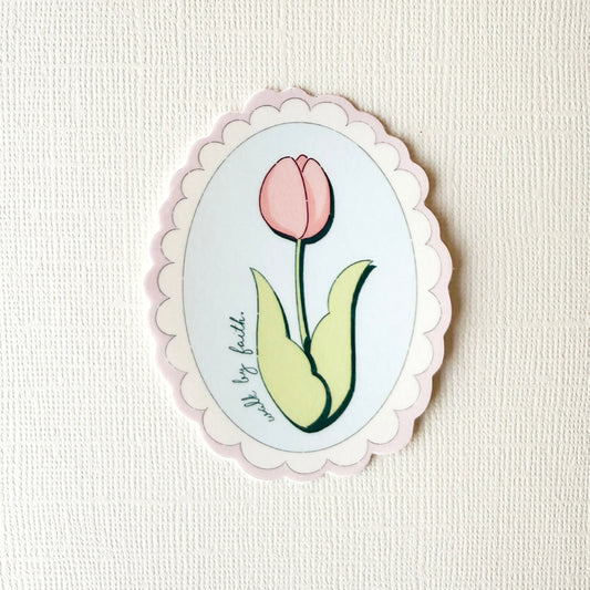 Walk by Faith Sticker